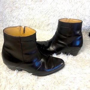 Donato Marrone Brown Leather Ankle Boots